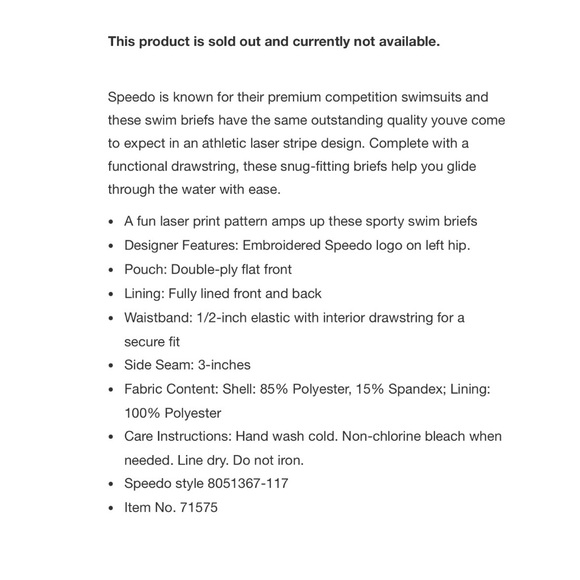 Speedo Men's Geometric Blue and Yellow Swim TRUNKS ONLY - Picture 13 of 16